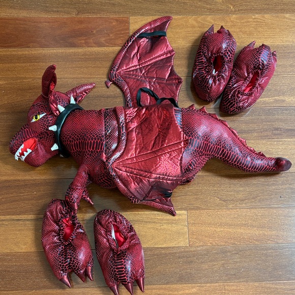 Red Dragon Kids Costume - Picture 2 of 14
